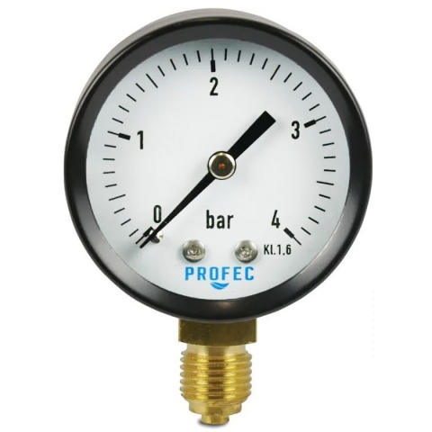 Manometr 0 - 3 bar 50mm, suchy, dolny, GZ1/4"