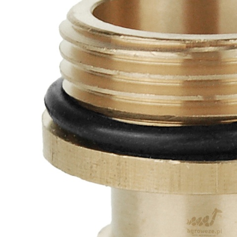 Końcówka na wąż 20mm x 1" GZ z oringiem 30bar