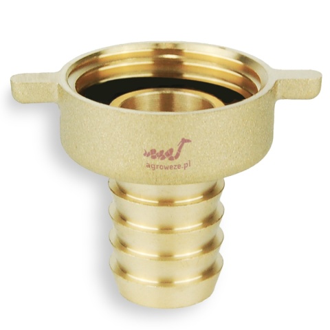 Końcówka węża 10mm z nakrętką 3/4"GW