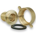 Końcówka węża 38mm z nakrętką 1.1/2"GW