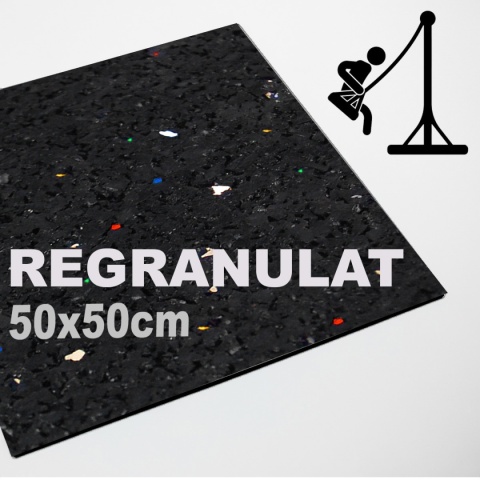 Pas gumy 6mm,25x100cm (0,25mb) regranulat na wibroizolacje, podkładki