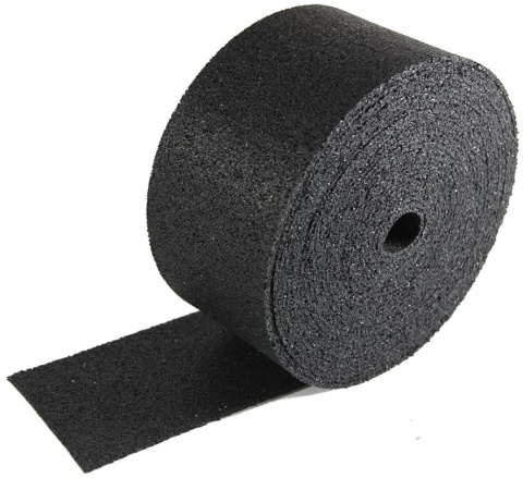 Pas gumy 6mm,25x100cm (0,25mb) regranulat na wibroizolacje, podkładki