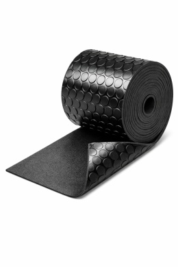 Pas wykładziny gumowej 25x120cm(0,25mb), gr.3mm, molet, metro, w kółka