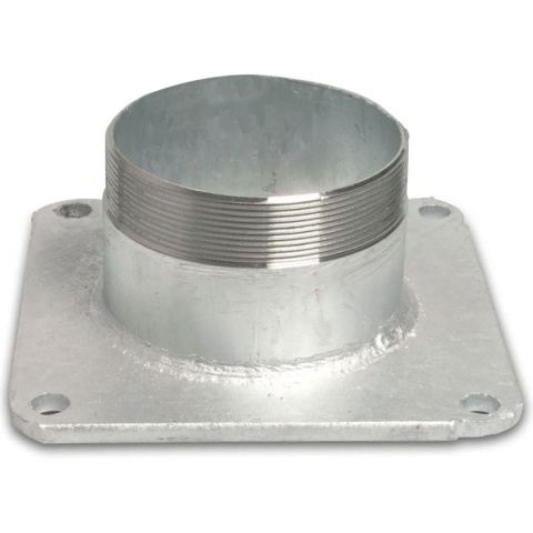 Kołnierz 6" kwadratowy z gwintem zewnętrznym