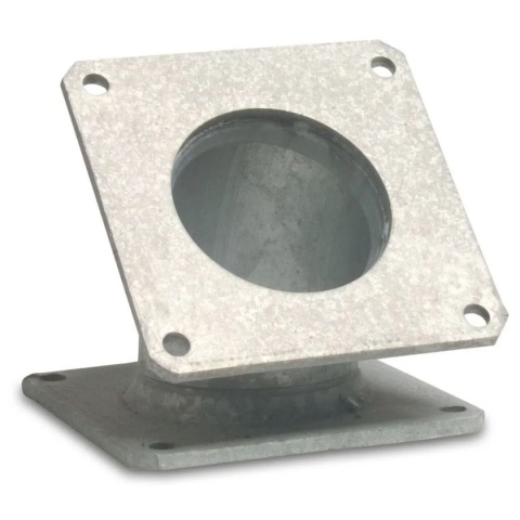 Łuk 45stopni 5" kołnierze kwadratowe