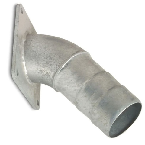 Łuk 45st. kołnierz 5" x króciec węża 125mm