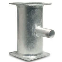 Trójnik T, 2xkołnierz 6