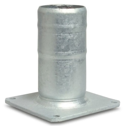 Złącze z kołnierzem 6" kwadr, króciec węża 159, rozstaw otw. 150x150mm