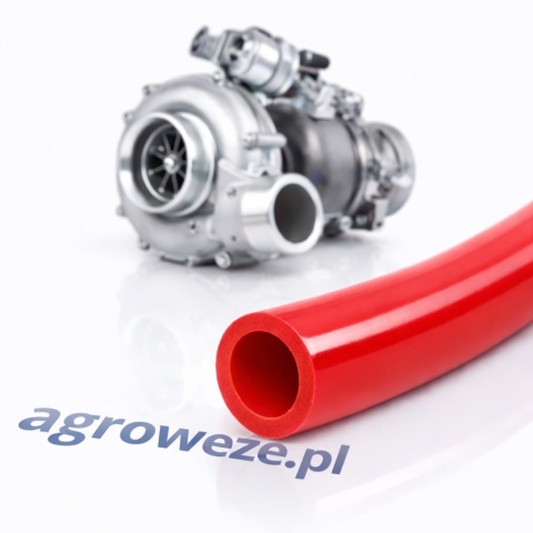 Wąż VACUUM 8x14mm silikonowy, czerwony