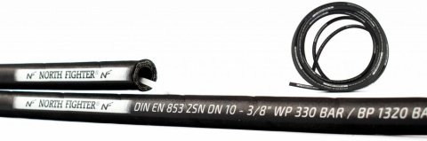 Wąż hydrauliczny 2SN DN10 330bar Wąż hydrauliczny 2SN DN10 330bar