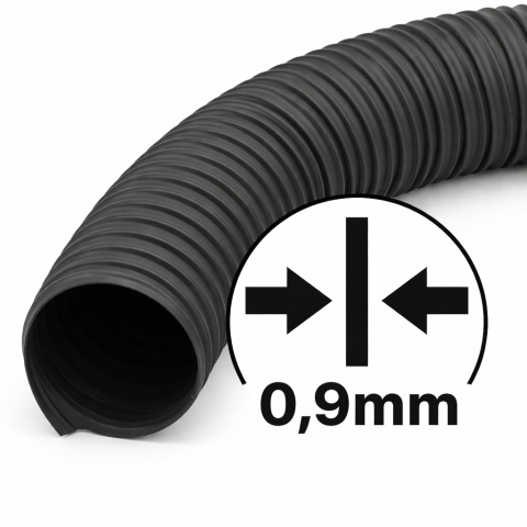 Wąż dolot snorkel nagrzewnica średnio lekki 320mm