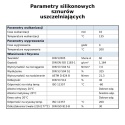 Sznur silikonowy uszczelka fi 4mm