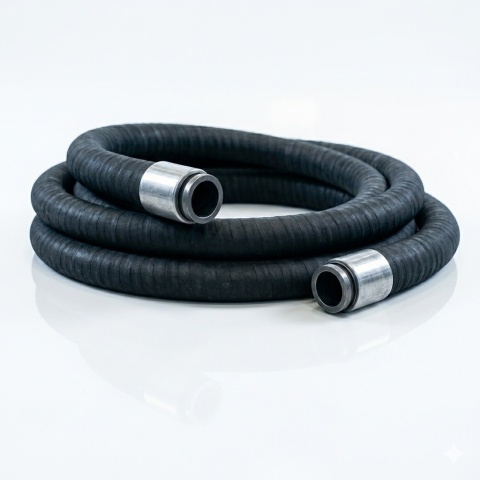 Wąż do pomp betonu DN 125 8m zakuty x2