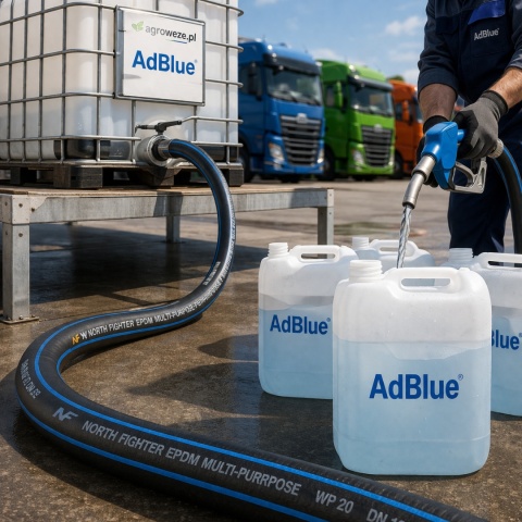 Wąż wielozadaniowy AdBlue 6x3,5 North Fighter 20bar