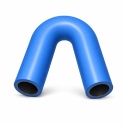 Kolanko silikonowe 135° 25x152mm 19bar 4,5mm 3wzm.