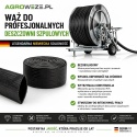 Wąż 10mb płaskowzwijalny fi 76mm do deszczowni szpulowych, powietrza