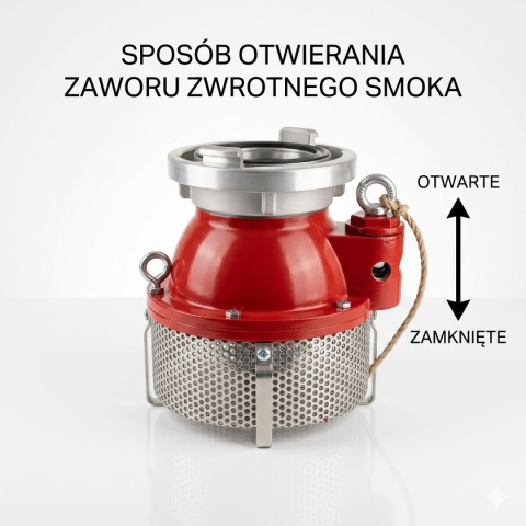 Smok ssawny 110 kosz, sito ssawne do motopompy