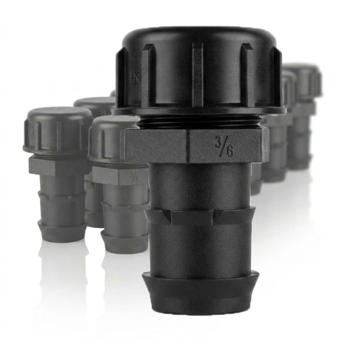 10szt. korków rewizyjnych 32mm nakrętka 3/4", wciskane do nawodnień