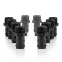 10szt. złączek prostych do rury 16mm - GZ1/2", wciskane do nawodnień