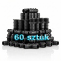 60szt. złączek wciskanych 20mm do nawodnień