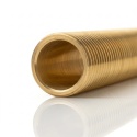 Rura mosiężna 1.1/2" L-1000mm 40bar, cała gwintowana
