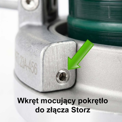 Pokrętło składane do złącza strażackiego Storz 110