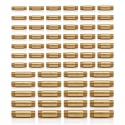 Sztucer mosiężny 3/4" L-40mm 40bar, rura gwintowana obustronnie