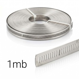 Taśma 14mm, nierdzewna W4, na metry, do opasek ślimakowych 1mb