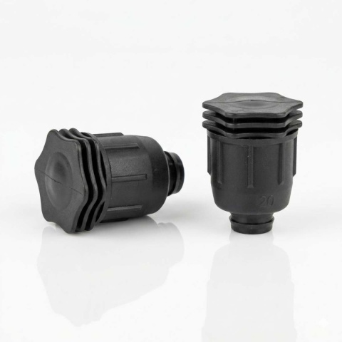 10szt korków QJ do rur 32mm, z nakrętką