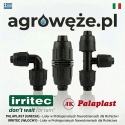 10szt. trójników z gwintem zewn. 20x1/2"x20, wciskane do nawodnień
