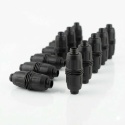 10szt złączek QJ prostych do rur 25mm, z nakrętkami