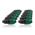10szt złączek QJ redukcyjnych do rur 25x20mm, z nakrętkami