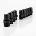 10szt złączek QJ z gwintem 3/4" do rur 25mm, z nakrętkami