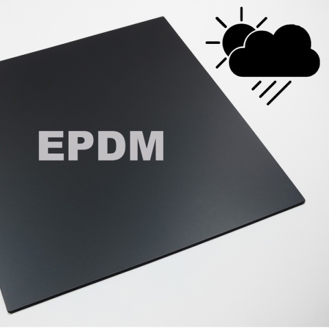 Arkusz gumy KWASOODPORNEJ EPDM 1mm, 30x50cm (0,125mb) na uszczelki