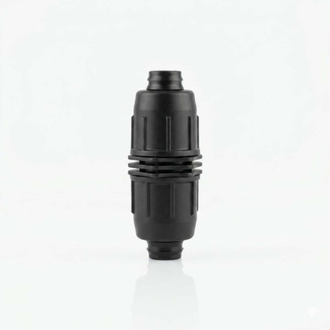 10szt złączek QJ prostych do rur 16mm, z nakrętkami